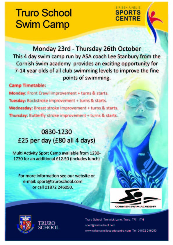Swim Camp poster Oct 17 copy